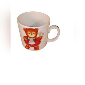 Reutter Porzcilian Charming Bear Design White Childs Oktoberfest Mug
